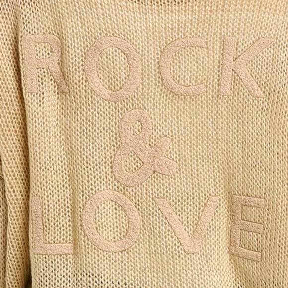 Rock & Roll Love Pullover, NWT - Picture 3 of 3